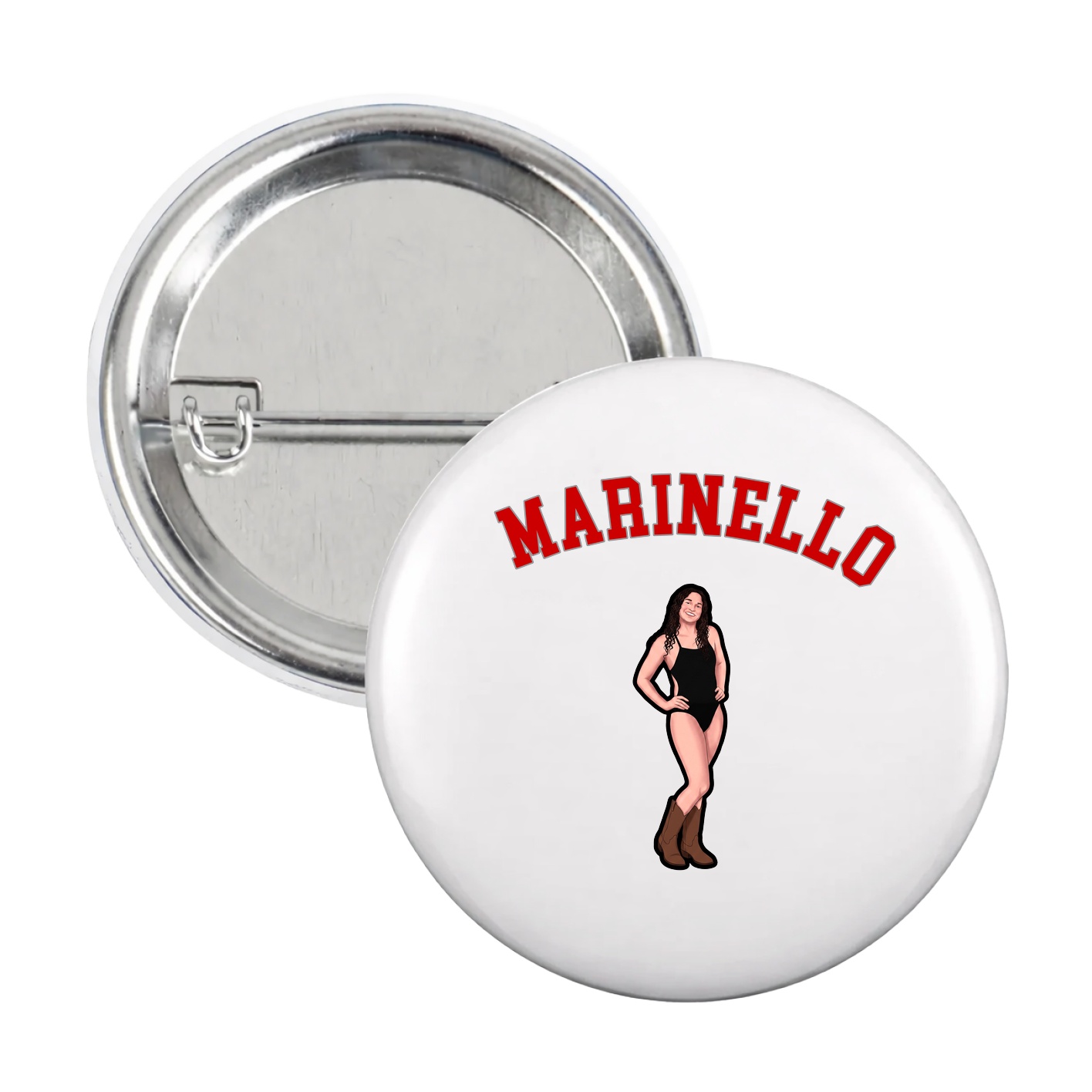 Game Day Button — Shirsey Arch in White