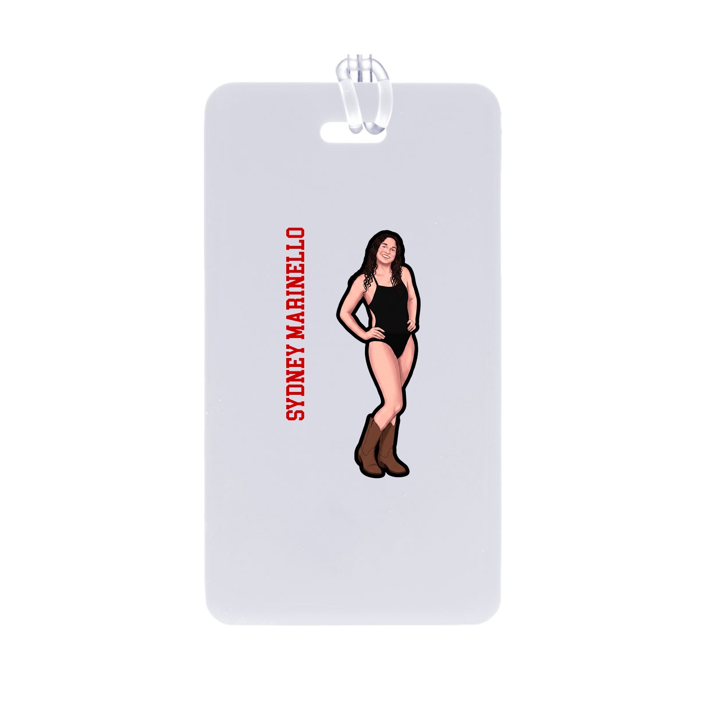 Bag Tag — Name Vertical in Classic