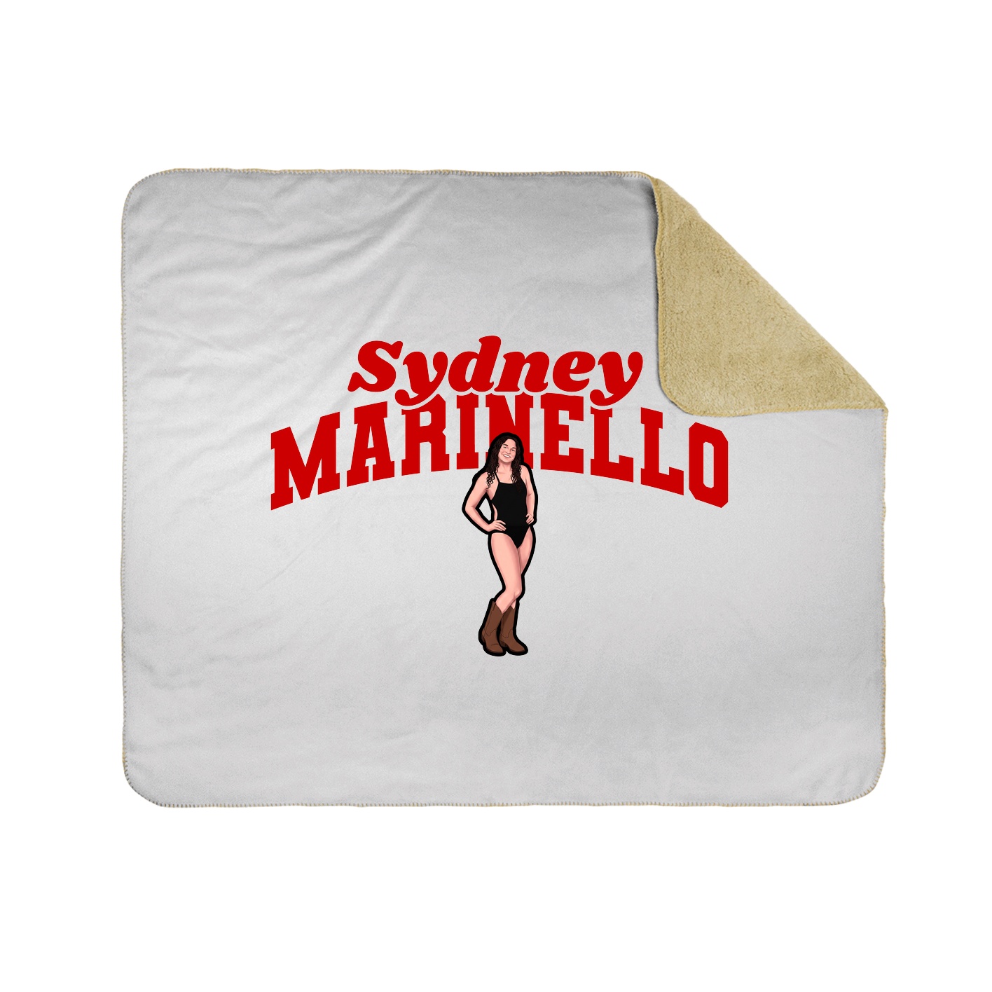 Throw Blanket — Signature Arch in White