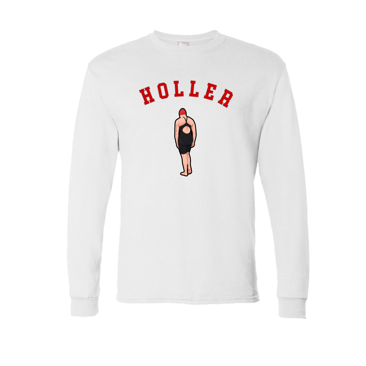 Long Sleeve Tee — Shirsey Arch in White
