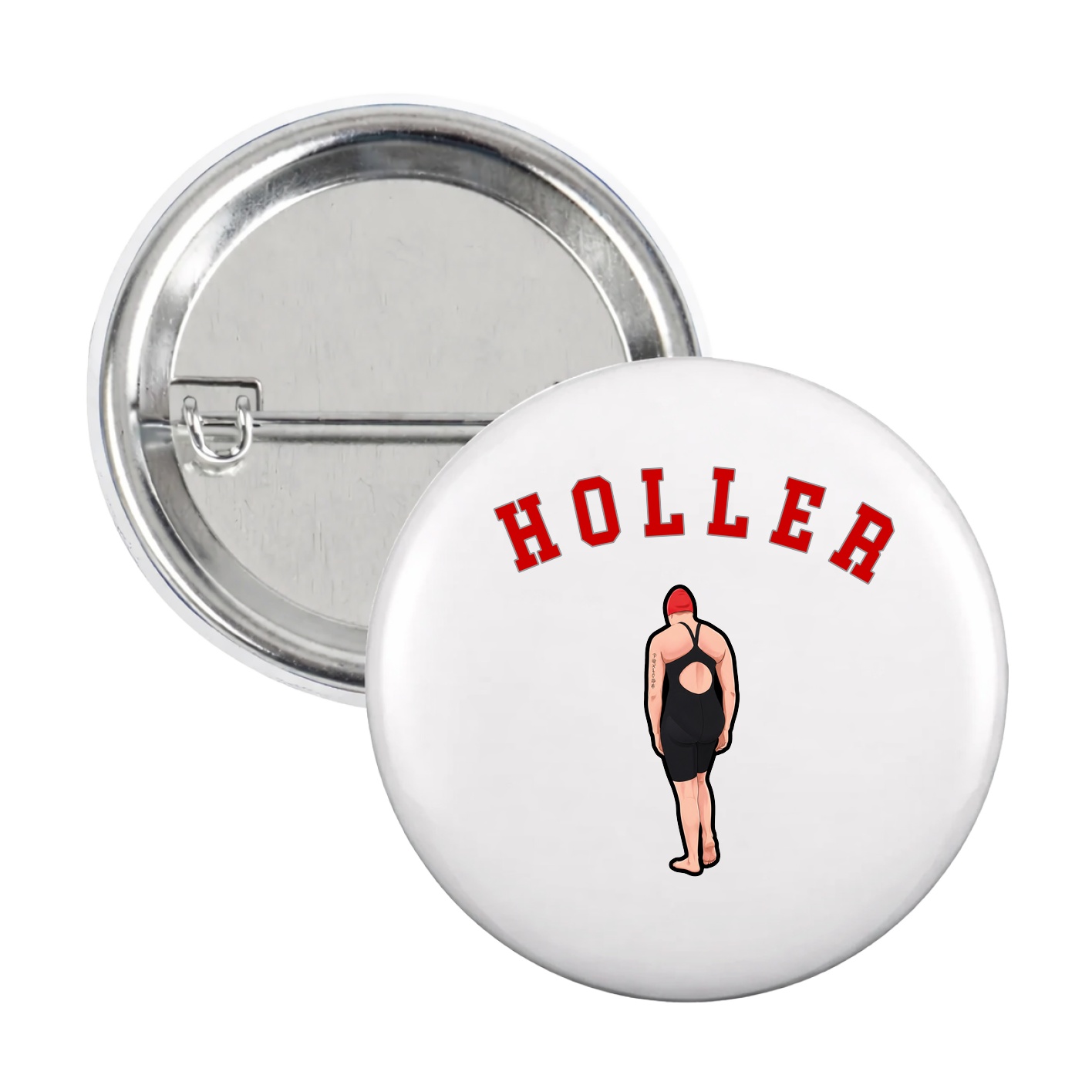 Game Day Button — Shirsey Arch in White