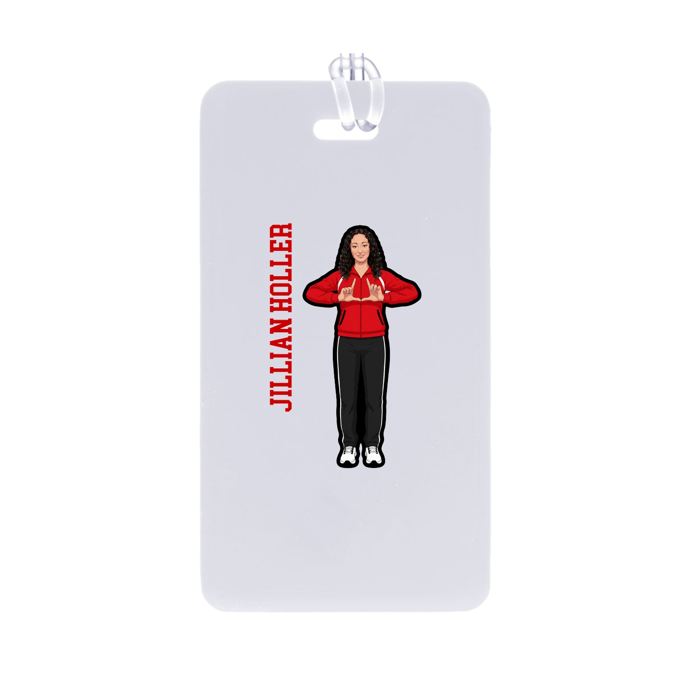 Bag Tag — Name Vertical in Classic