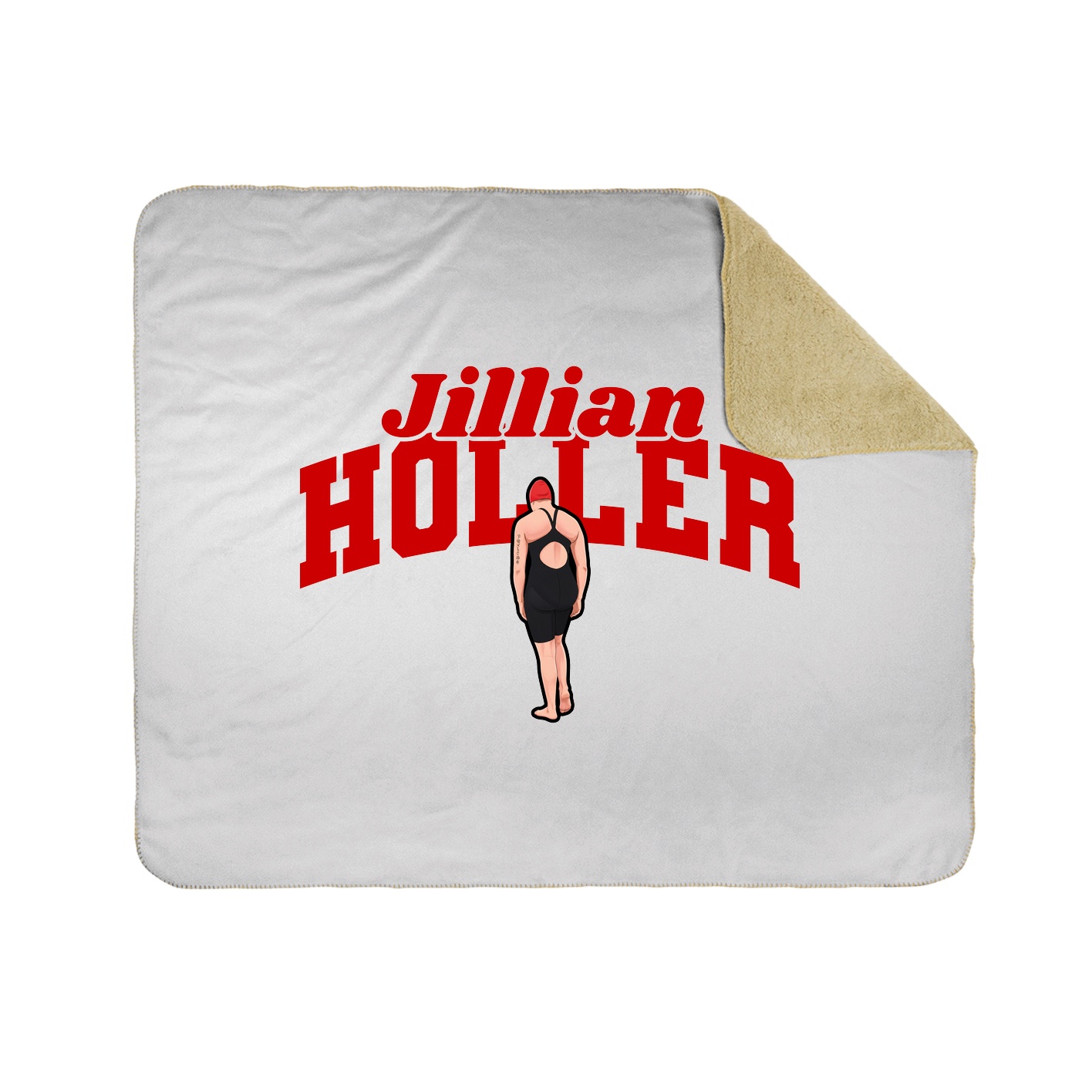 Throw Blanket — Signature Arch in White