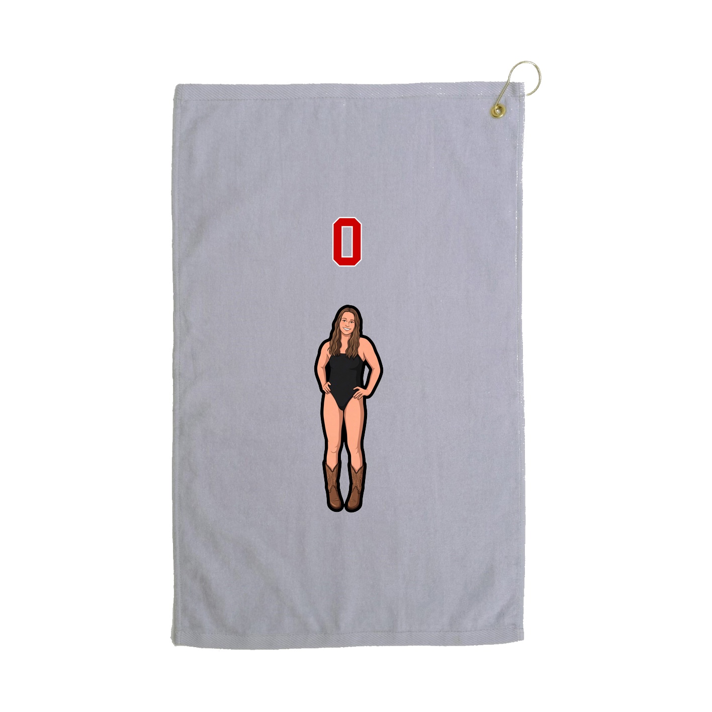 Golf Towel — Shirsey Arch in Grey