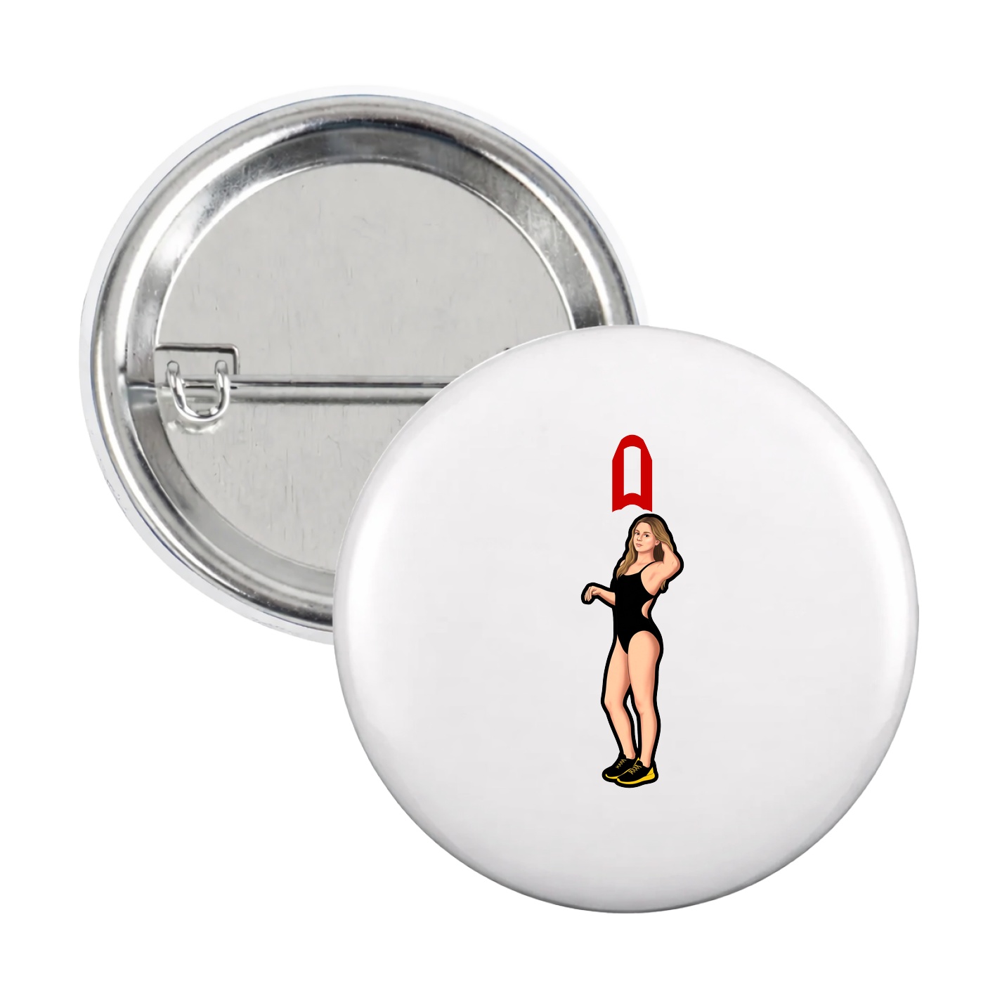 Game Day Button — Shirsey in White