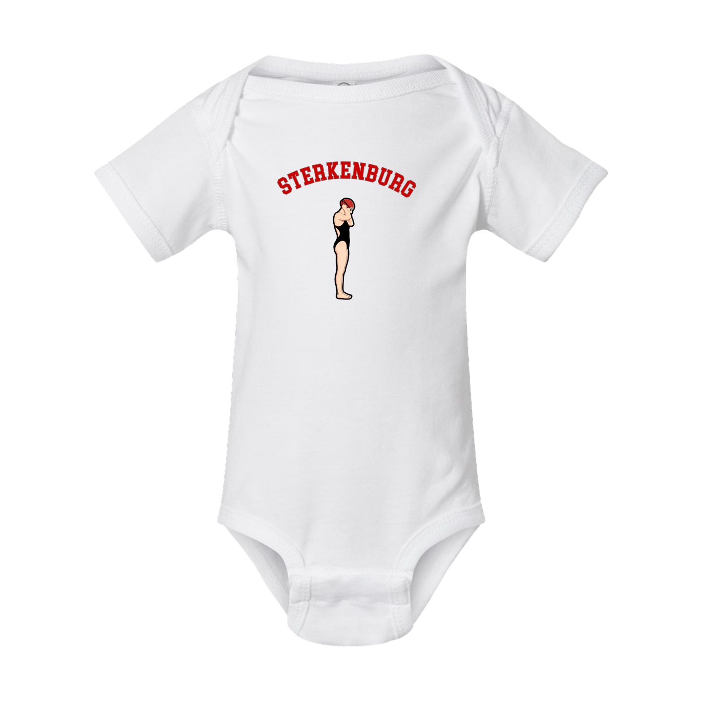 Baby Onesie — Shirsey Arch in White