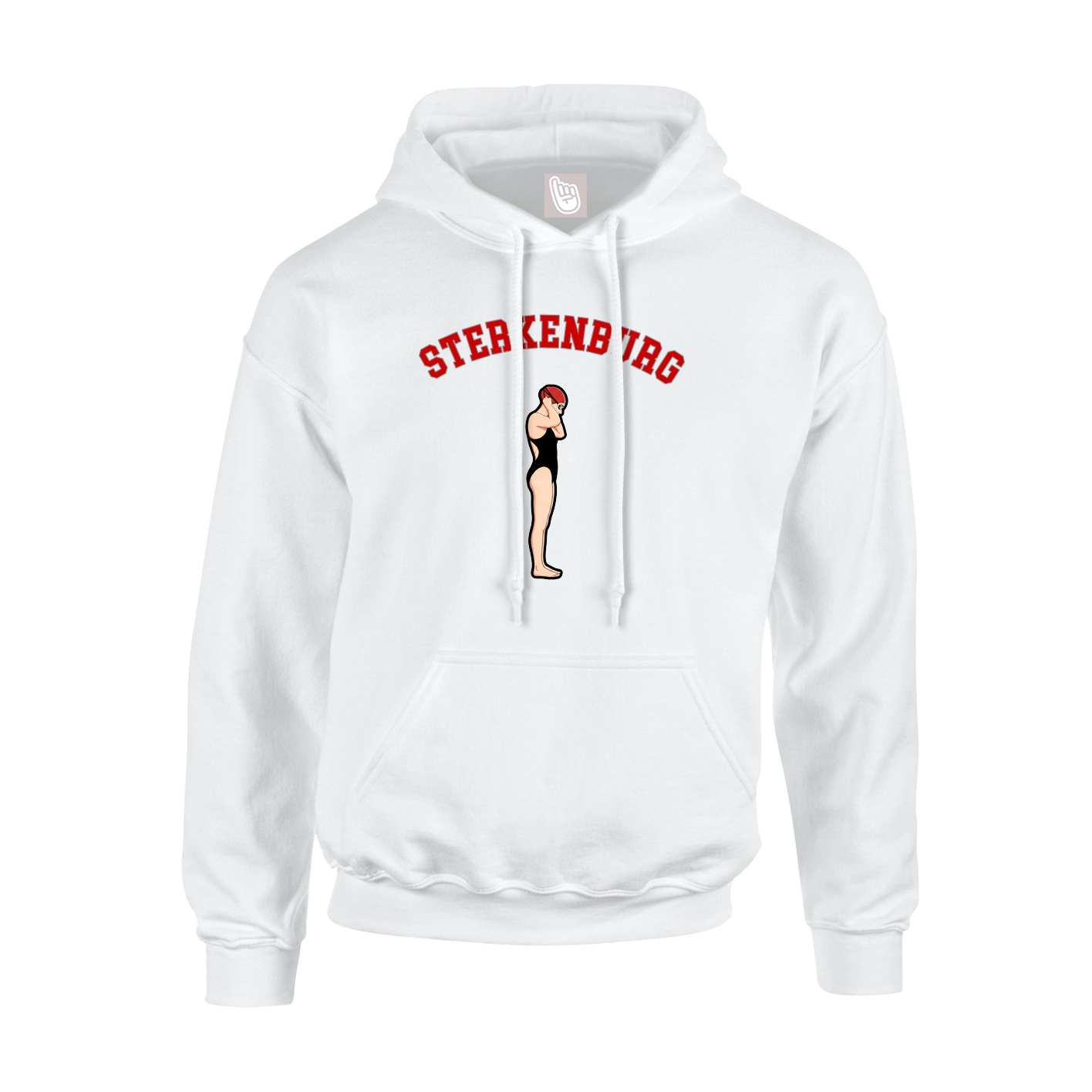 Hoodie — Shirsey Arch in White