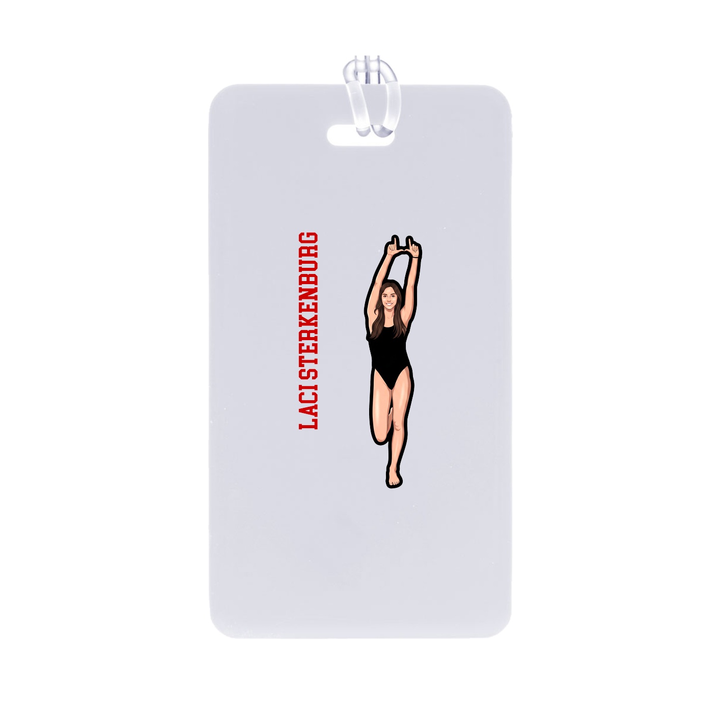 Bag Tag — Name Vertical in Classic