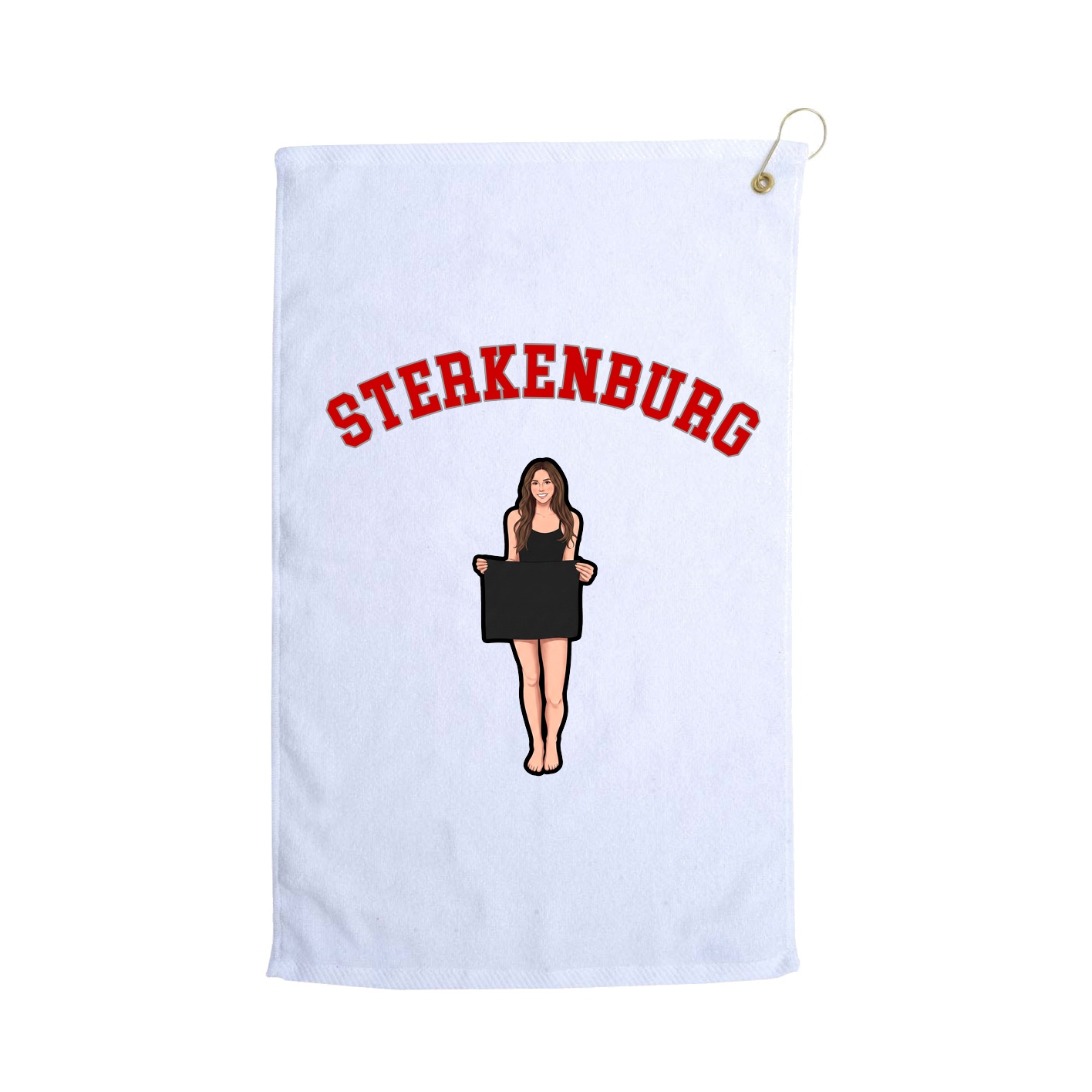 Golf Towel — Shirsey Arch in White