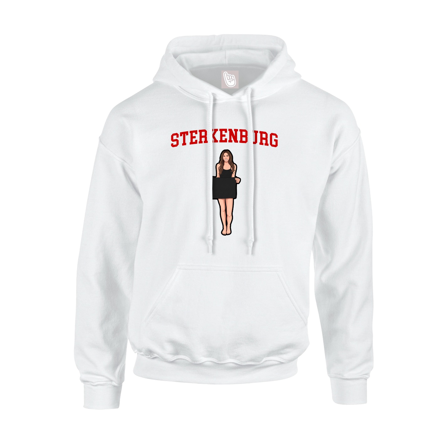 Hoodie — Shirsey in White