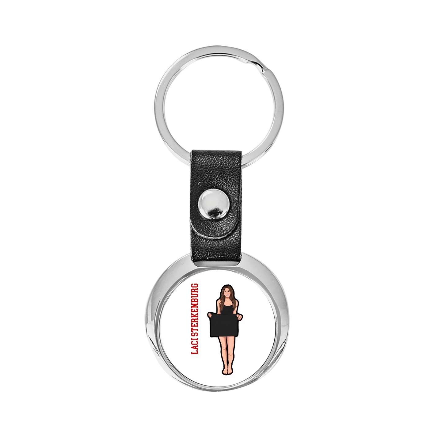 Key Chain — Name Vertical in Classic