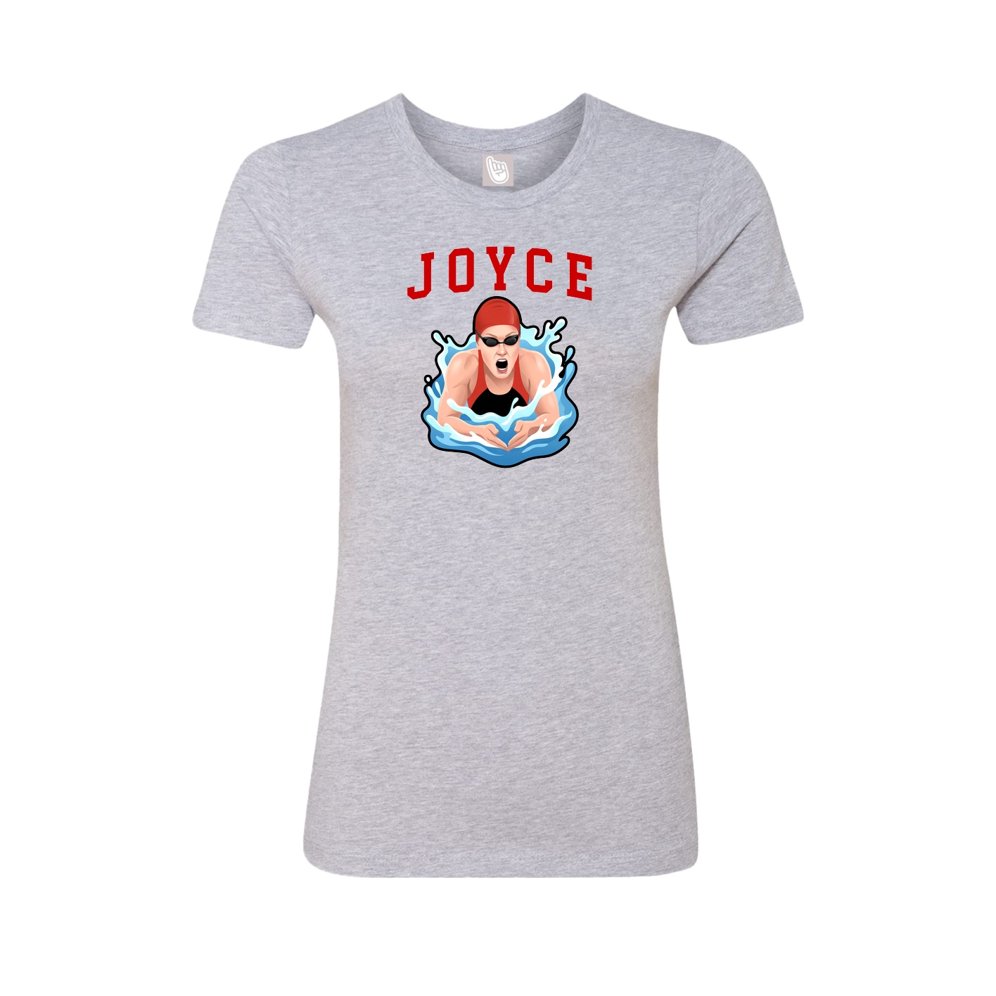 Fitted Women's Tee — Shirsey in Grey