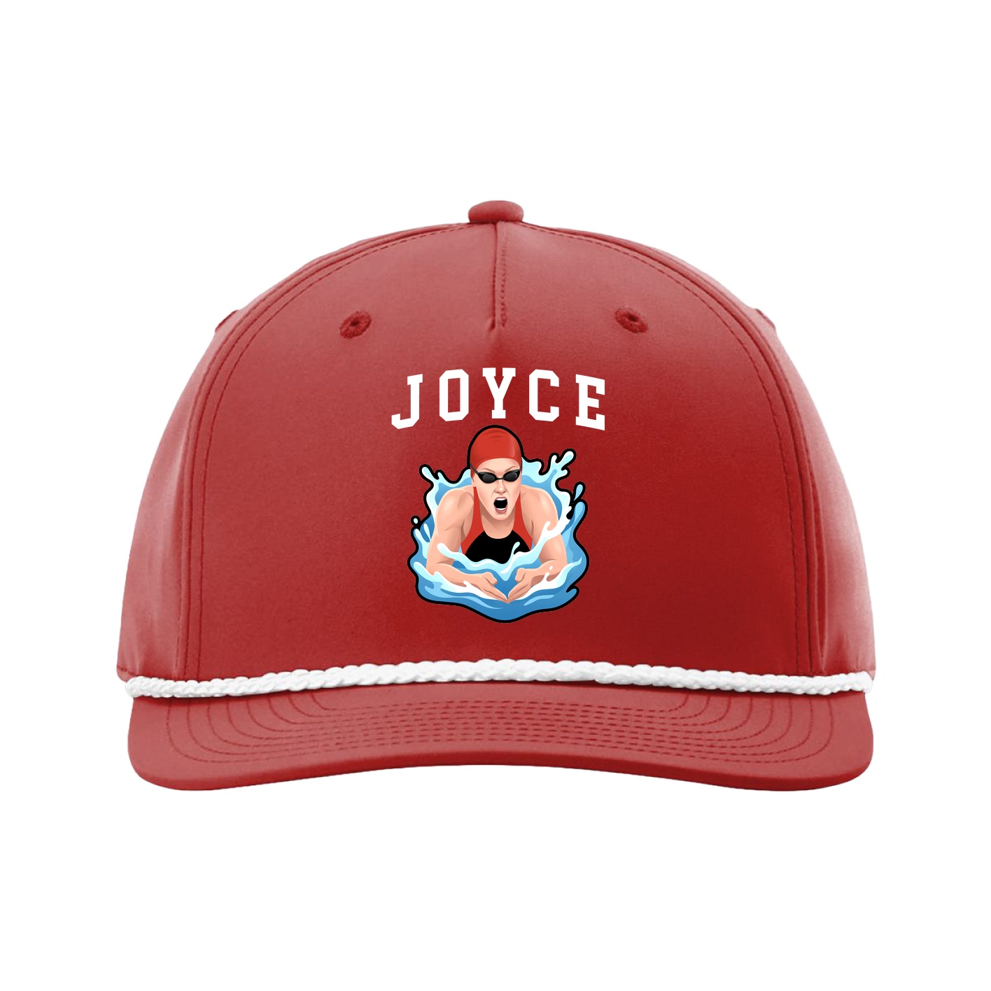 Five-Panel Classic Rope Cap — Shirsey in Red