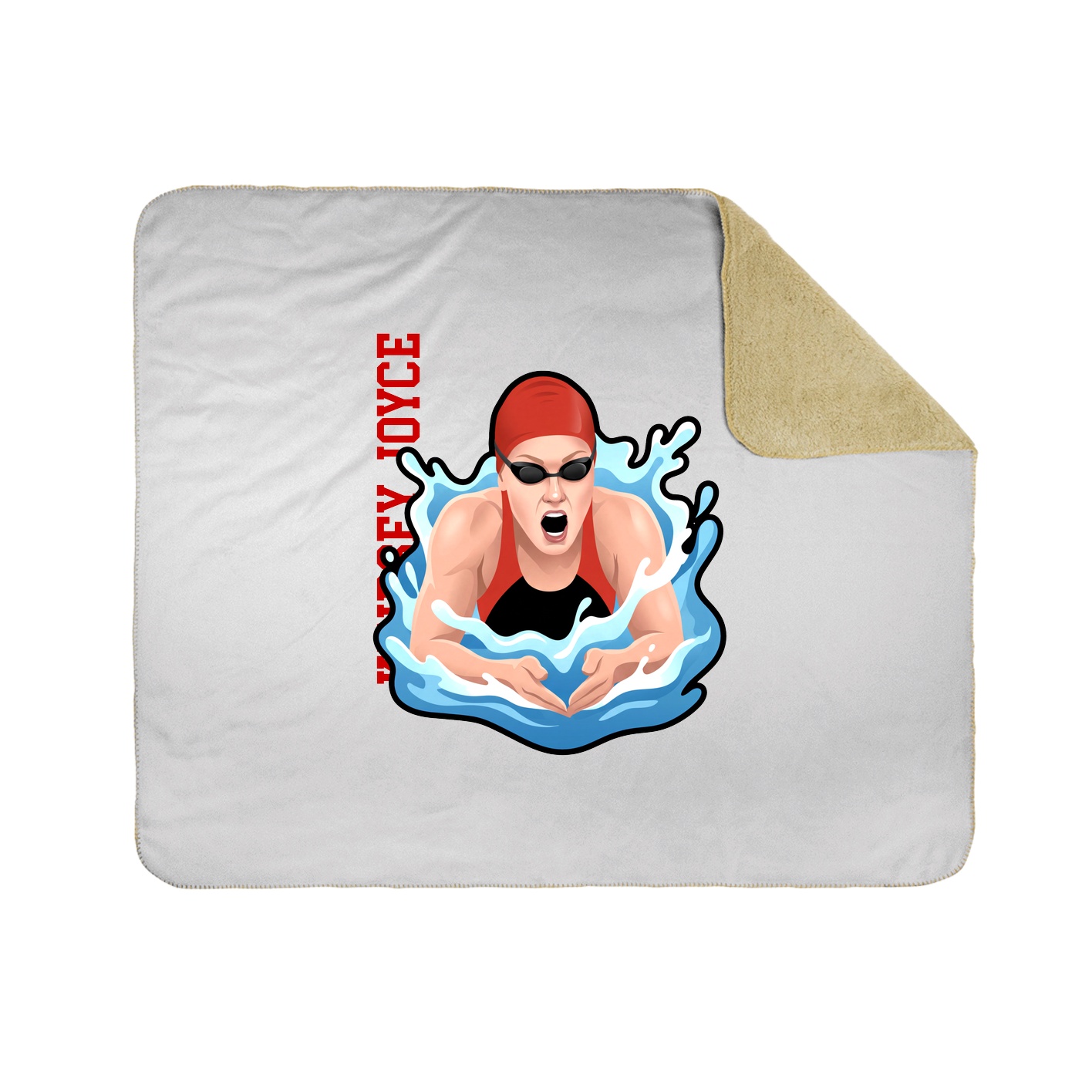 50x60 Sherpa Lined Throw Blanket