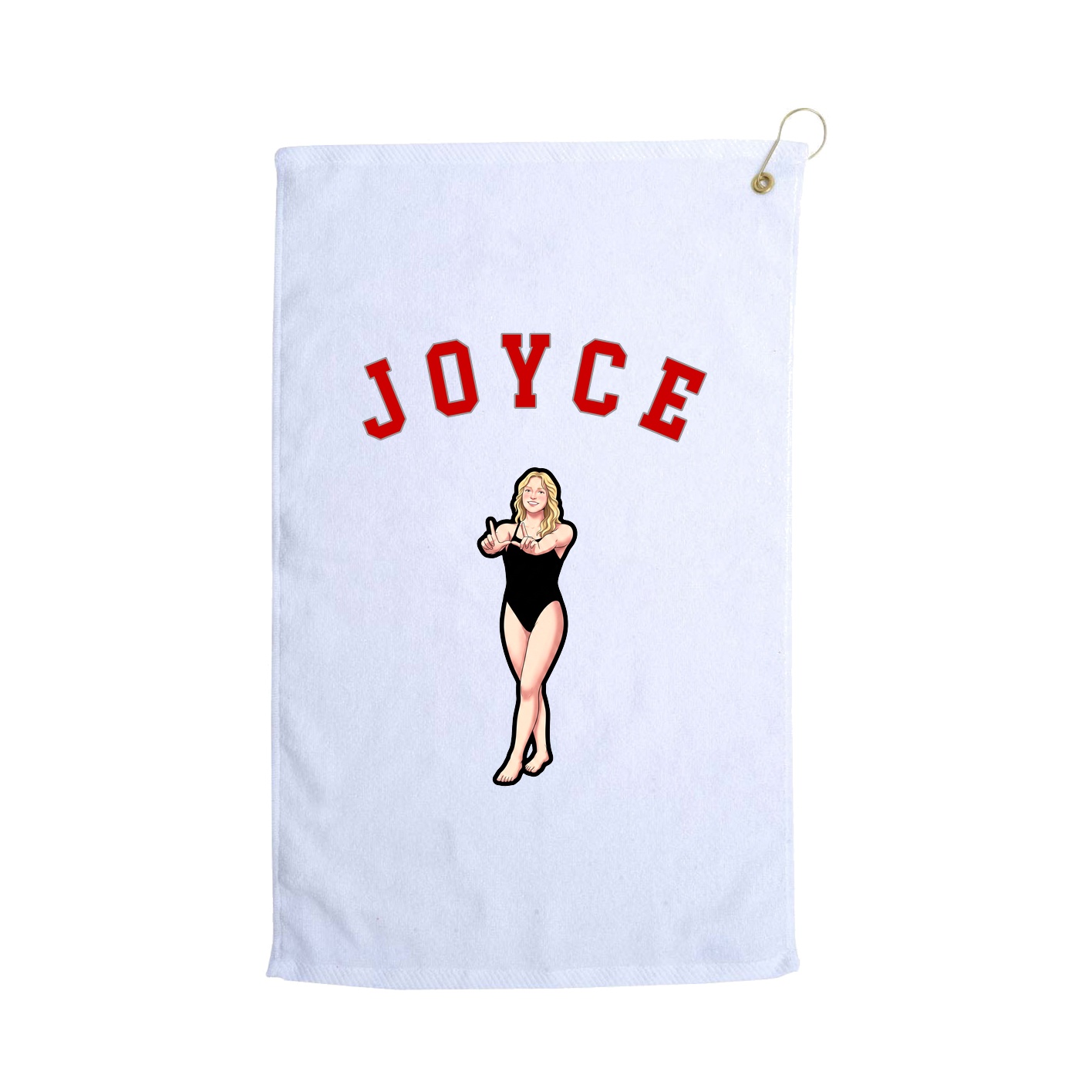 Golf Towel — Shirsey Arch in White