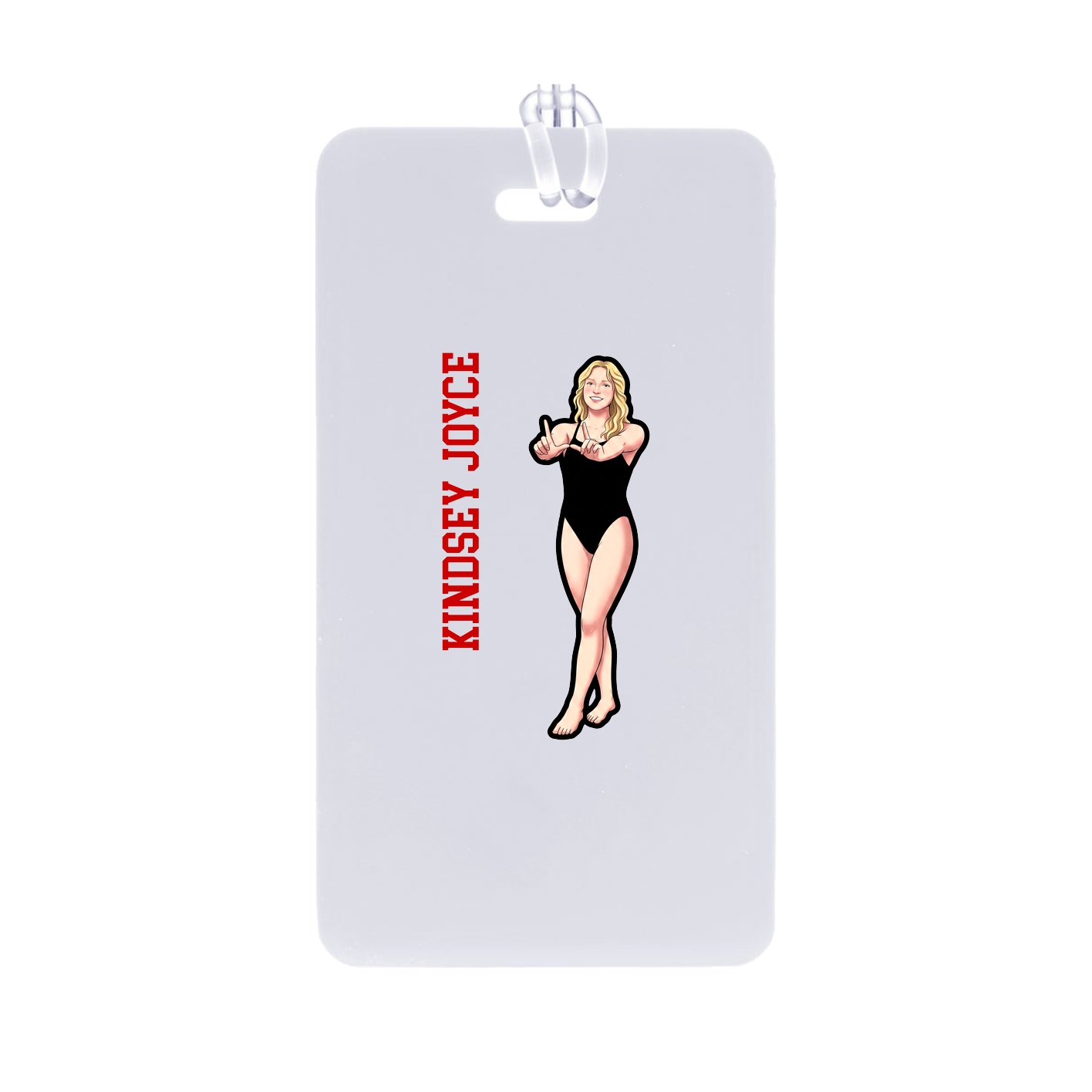Bag Tag — Name Vertical in Classic