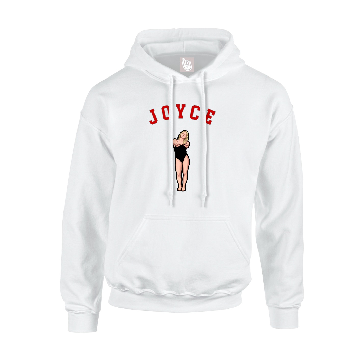 Hoodie — Shirsey Arch in White