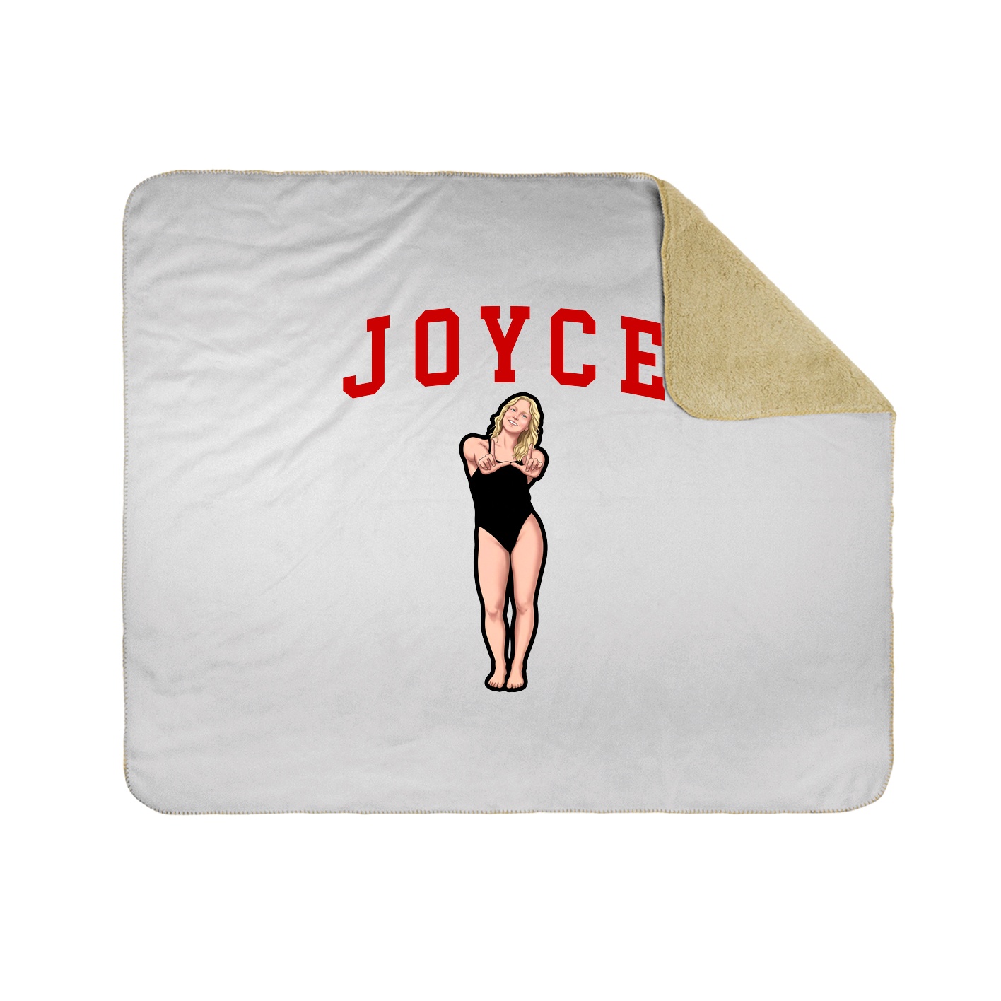 Throw Blanket — Shirsey in White