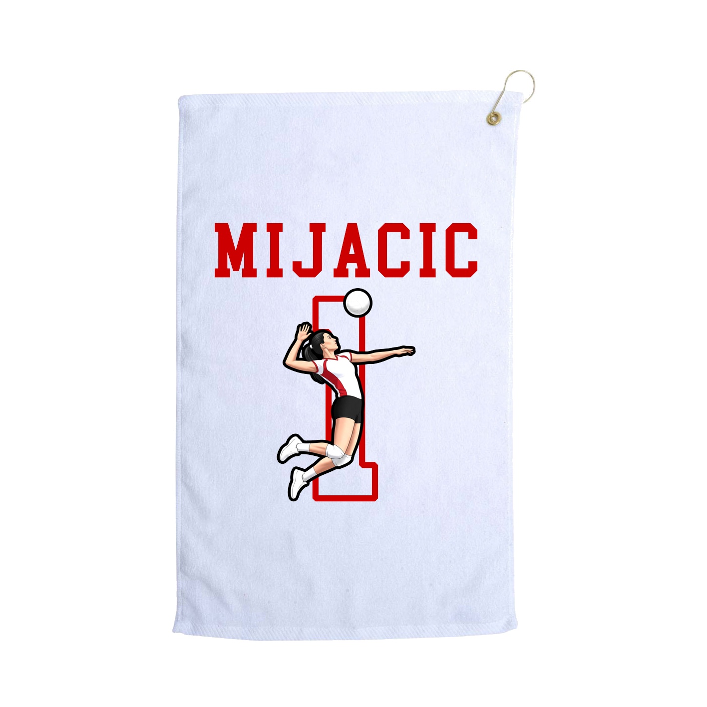 Golf Towel — Shirsey in White