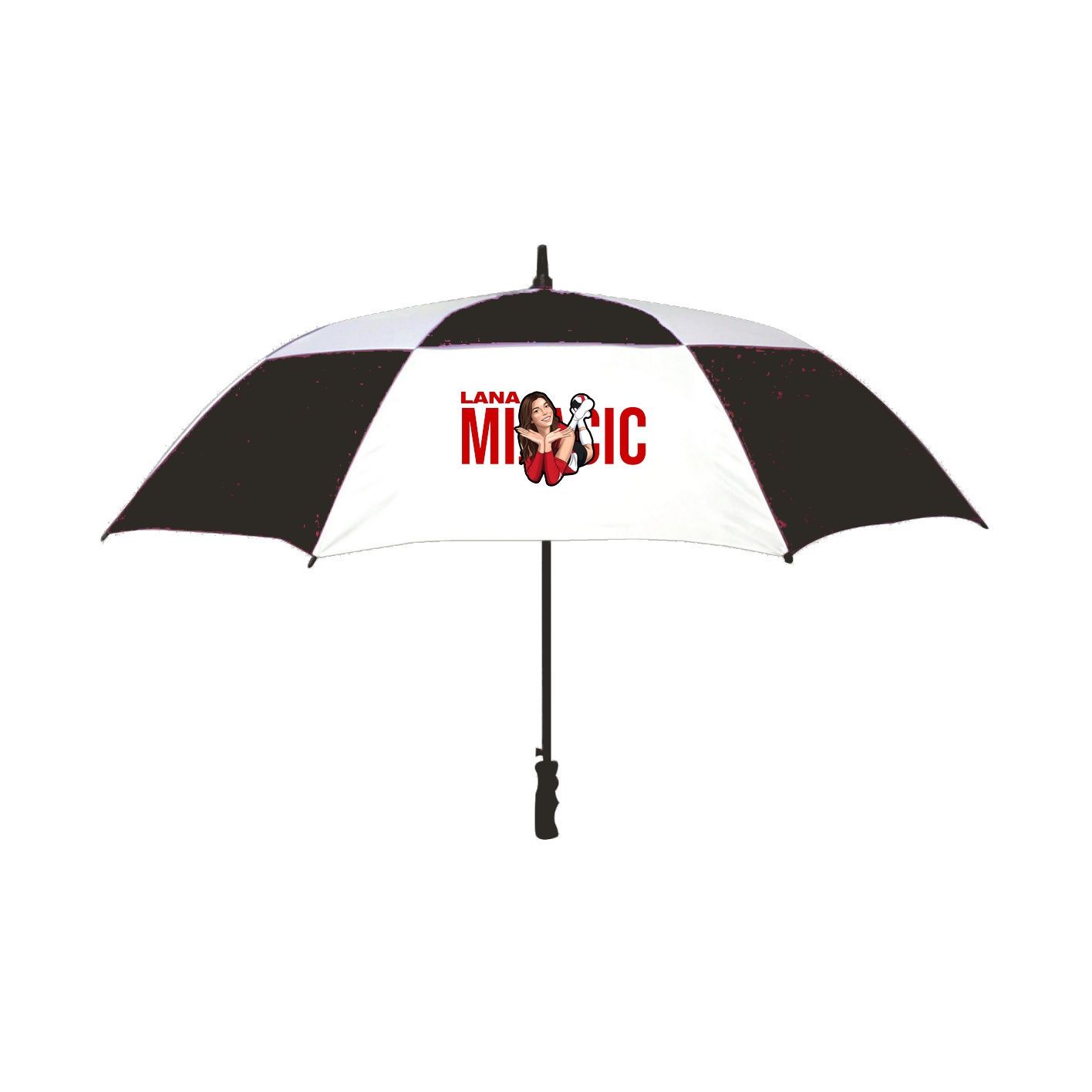 Golf Umbrella — Player Name in Black