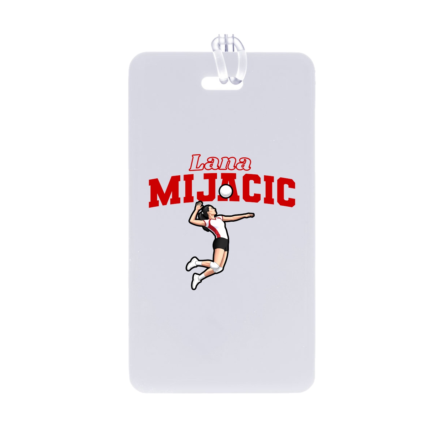 Bag Tag — Name Arch in Classic