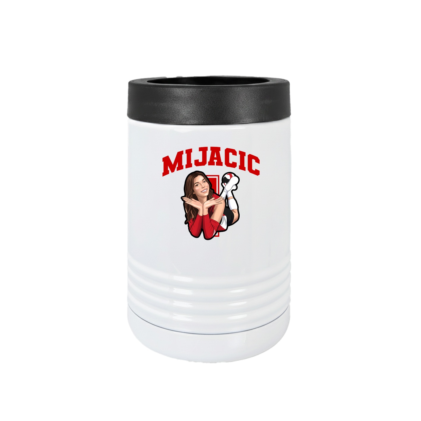 Beverage Holder — Number in White