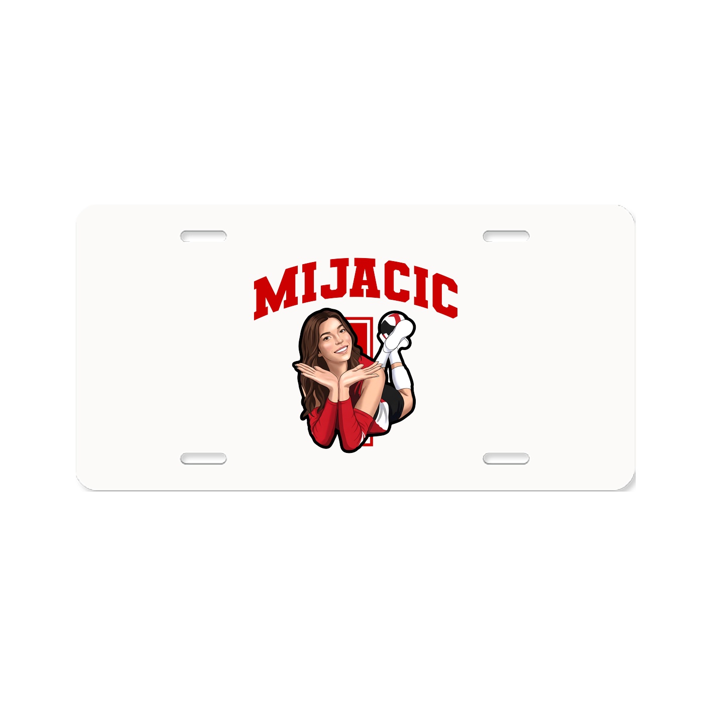License Plate — Number in Classic