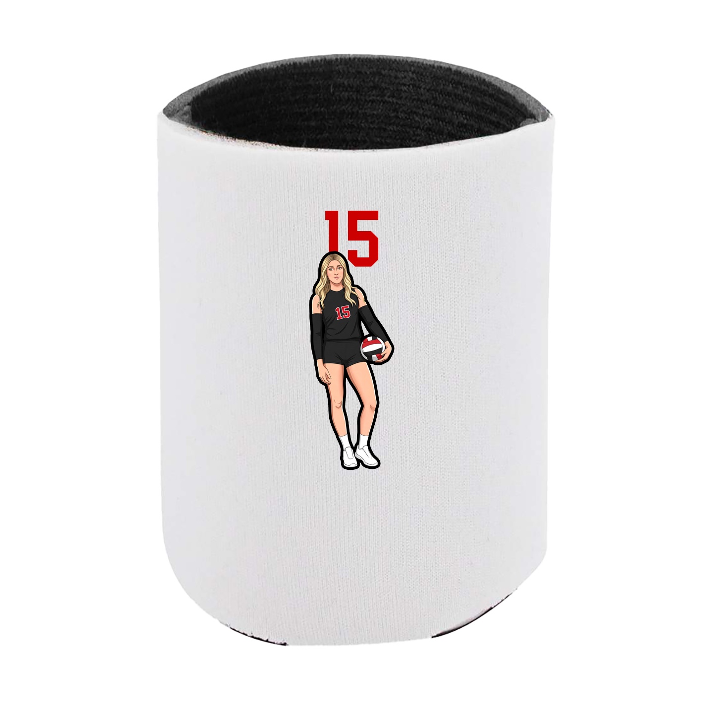 Can Holder — Number Top in White