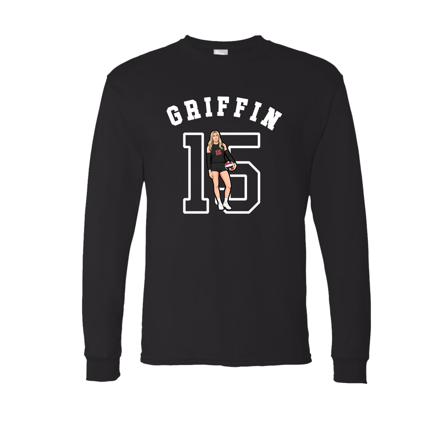 Long Sleeve Tee — Shirsey Arch in Black