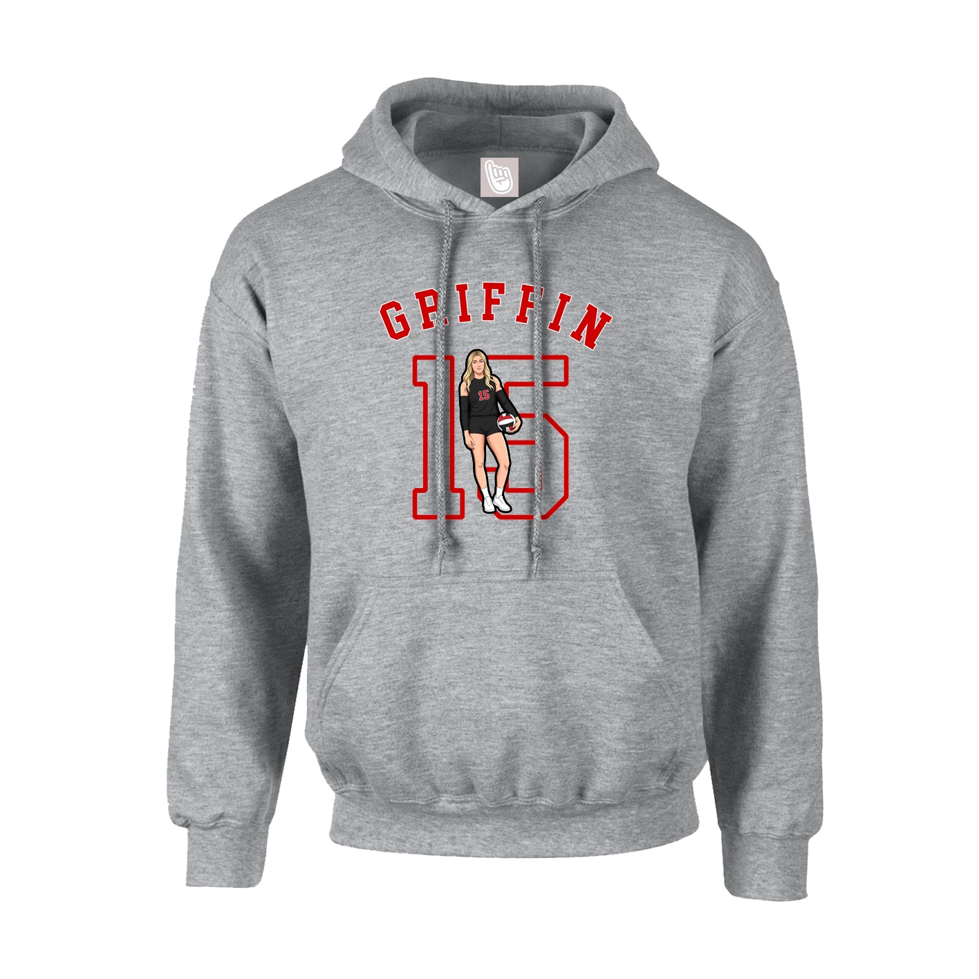Hoodie — Shirsey Arch in Grey
