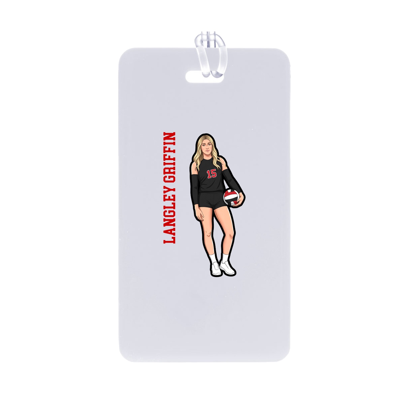 Bag Tag — Name Vertical in Classic