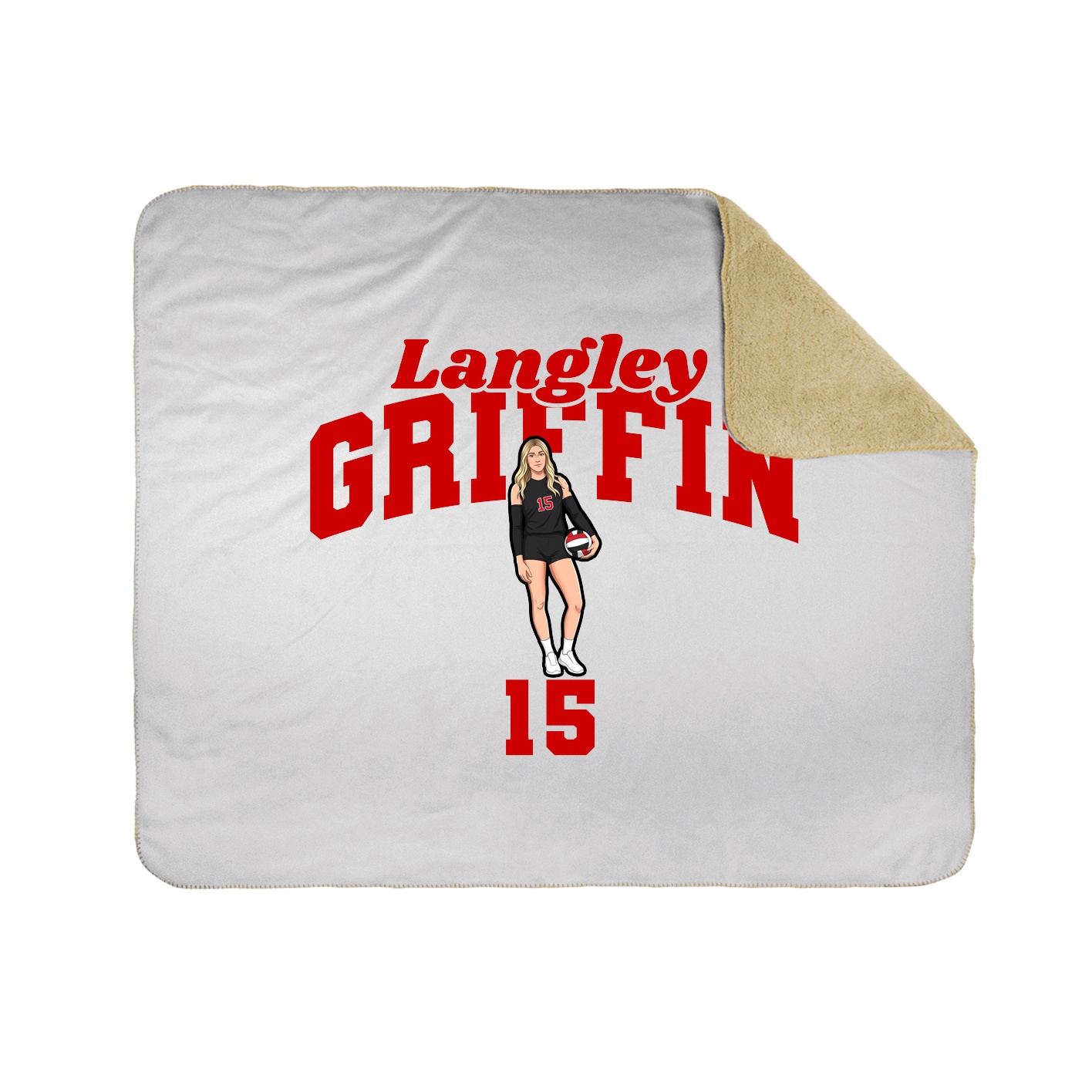 Throw Blanket — Signature Arch in White
