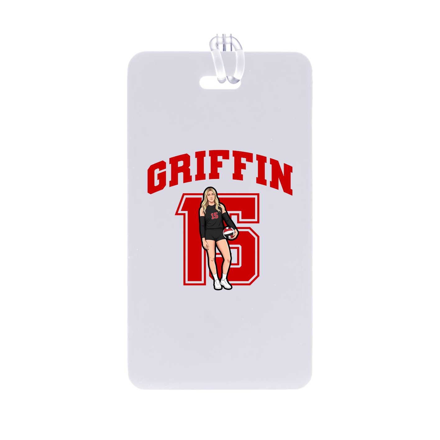 Bag Tag — Number in Classic