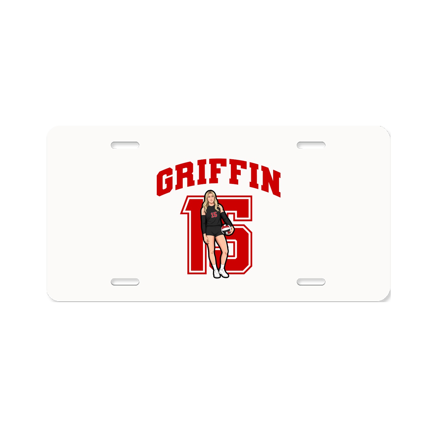 License Plate — Number in Classic