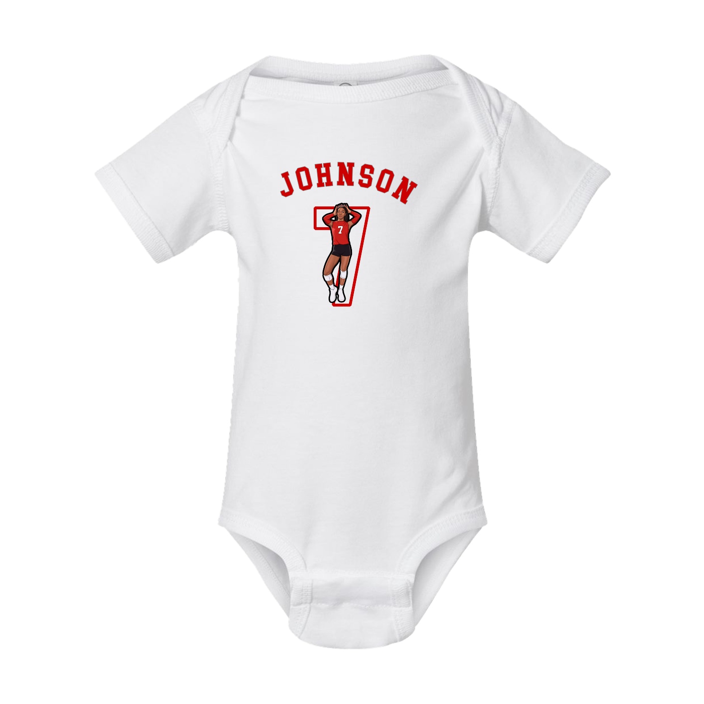 Baby Onesie — Shirsey Arch in White