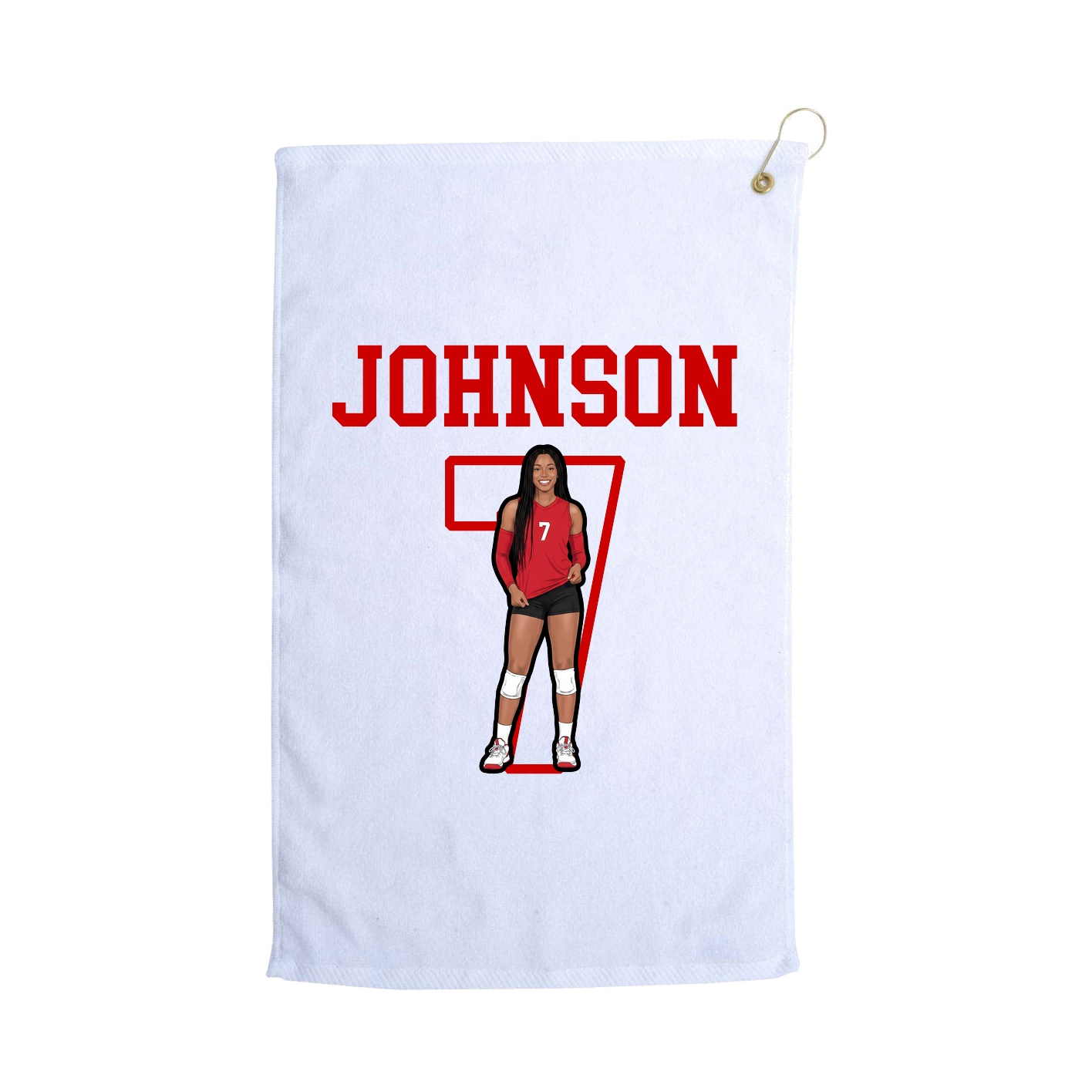 Golf Towel — Shirsey in White
