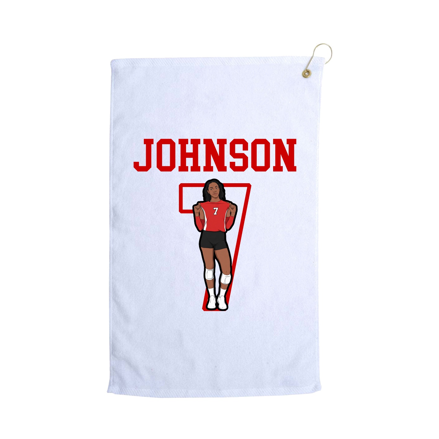 Golf Towel — Shirsey in White