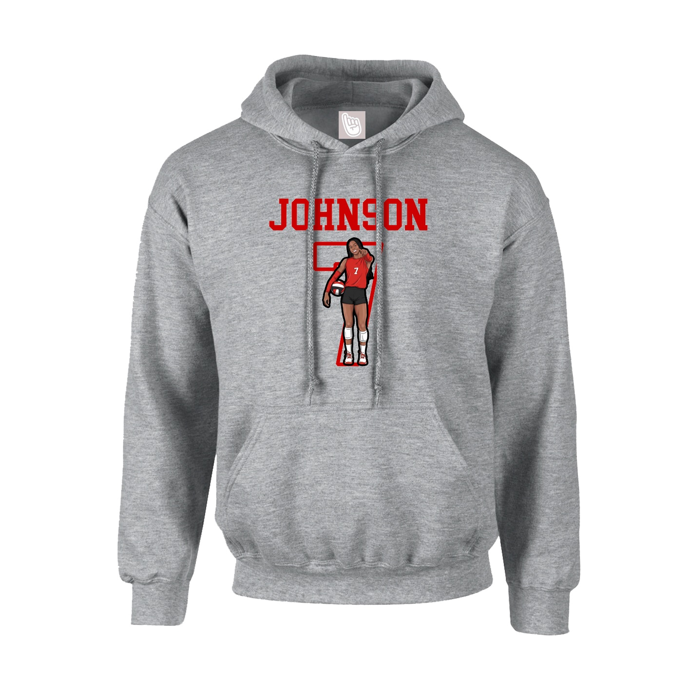 Hoodie — Shirsey in Grey