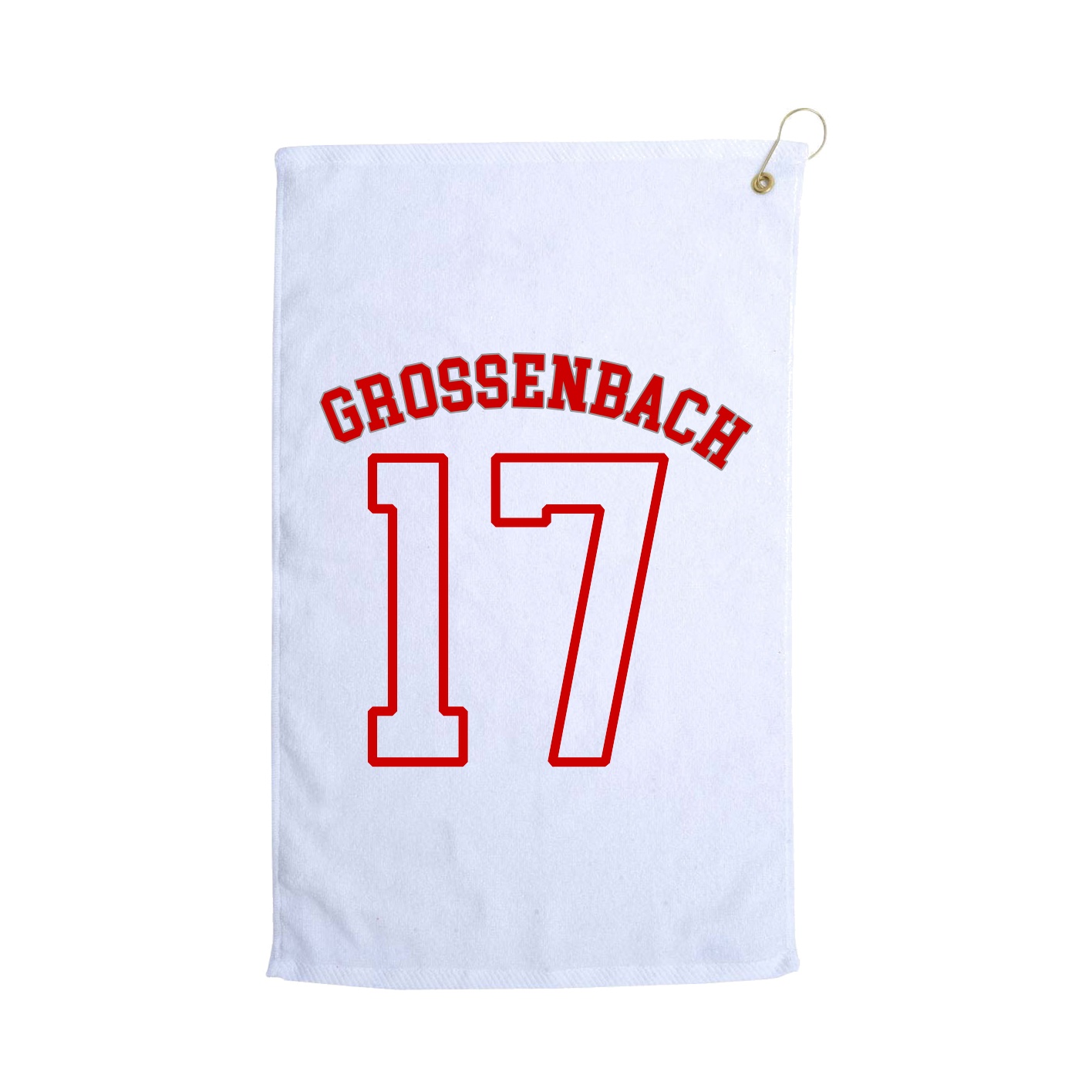 Golf Towel — Shirsey Arch in White