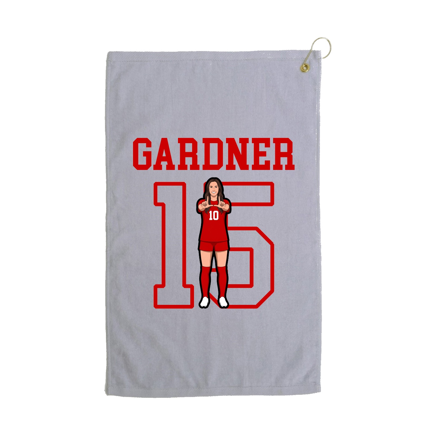 Golf Towel — Shirsey in Grey
