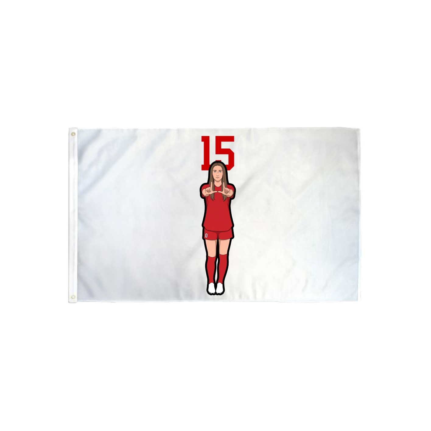 3x5 Flag — Number Top in Classic