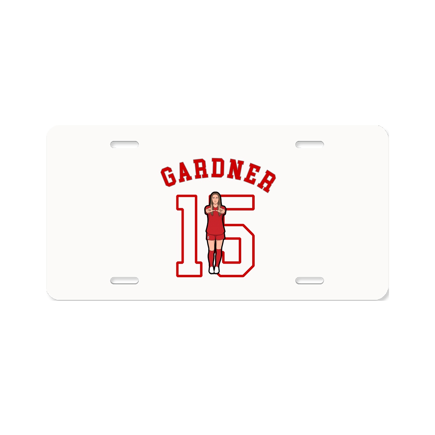 License Plate — Shirsey Arch in Classic