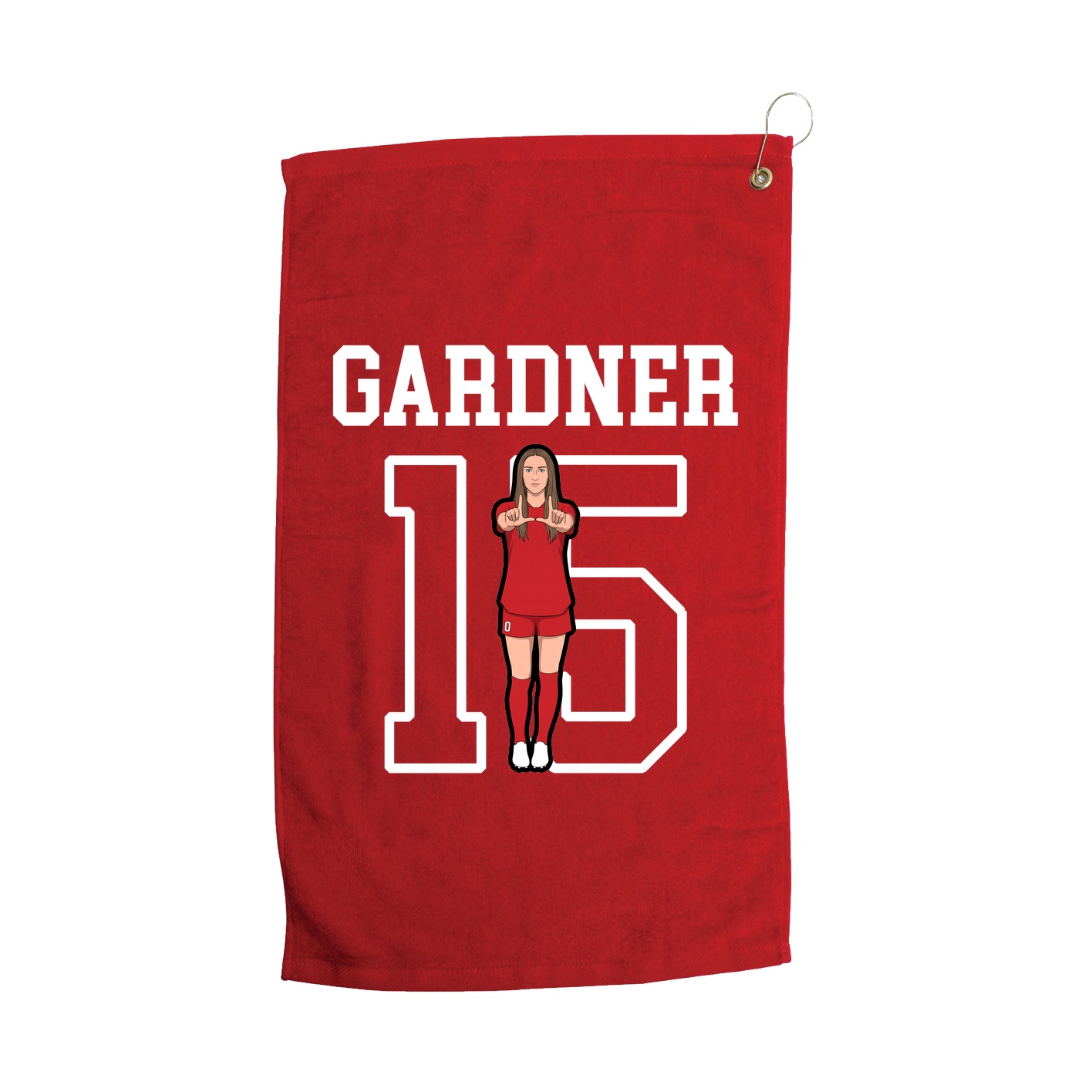 Golf Towel — Shirsey in Red