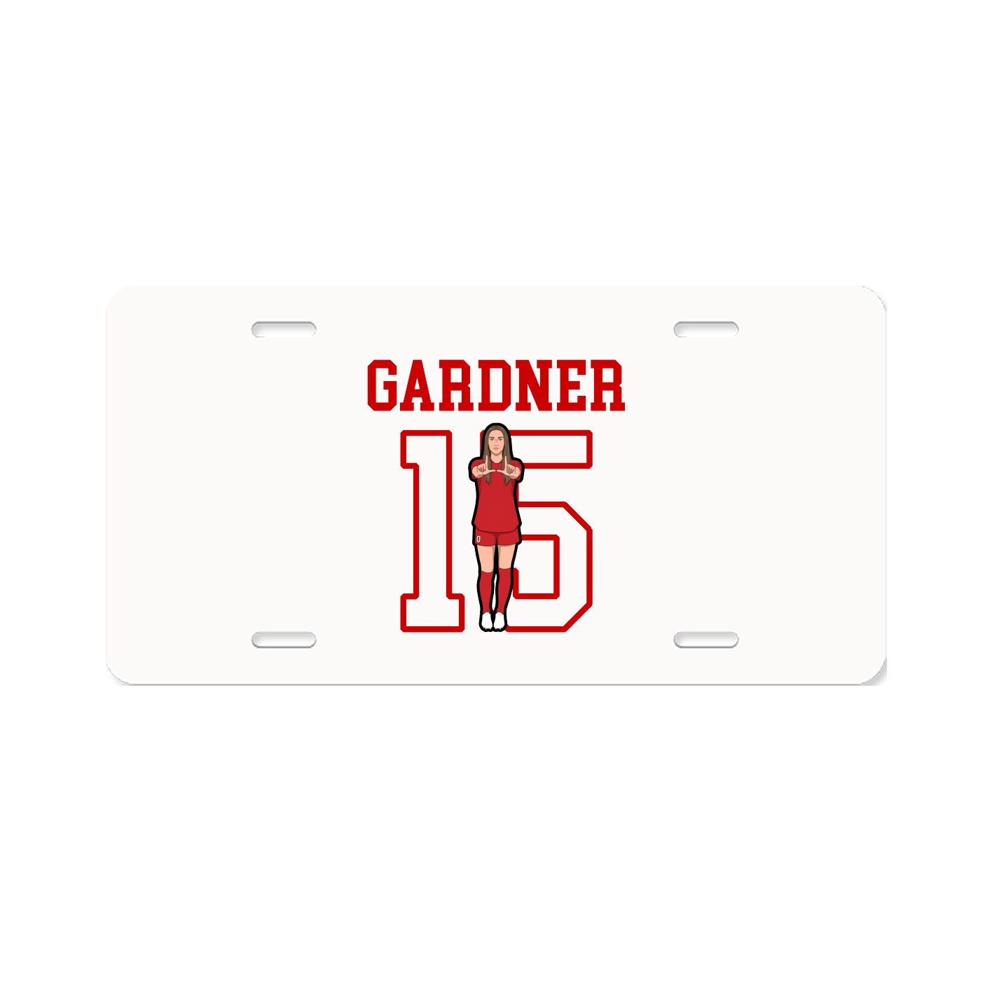 License Plate — Shirsey in Classic