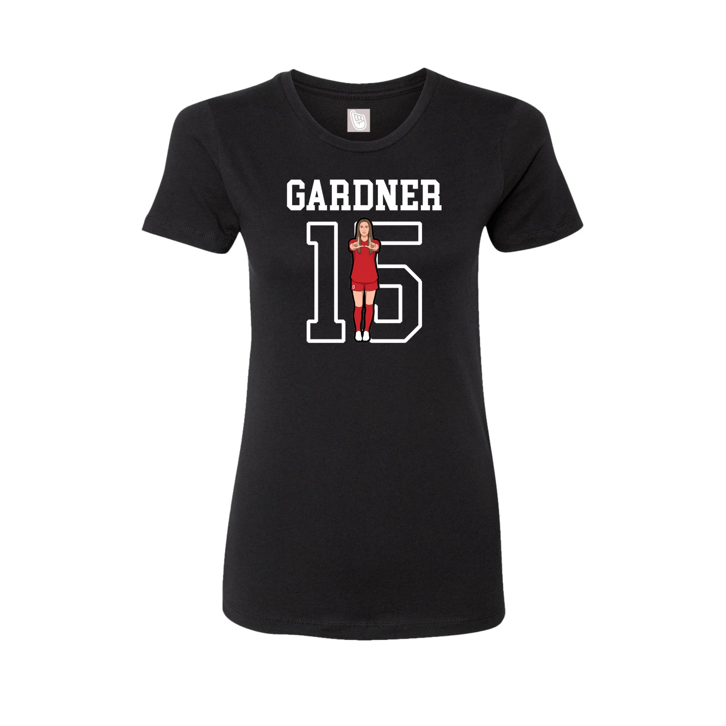 Fitted Women's Tee — Shirsey in Black