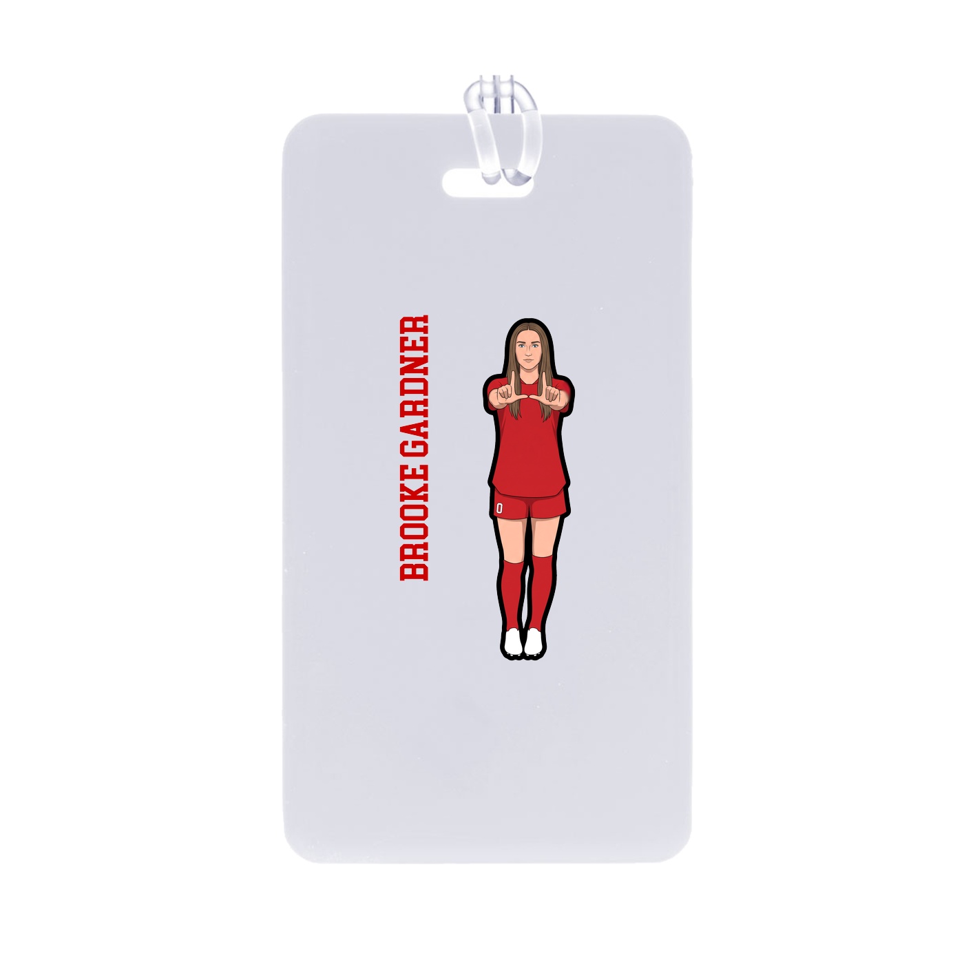 Bag Tag — Name Vertical in Classic
