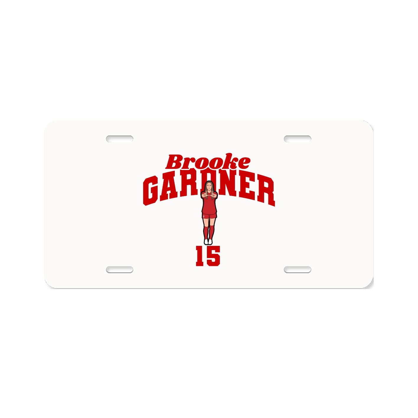 License Plate — Signature Arch in Classic