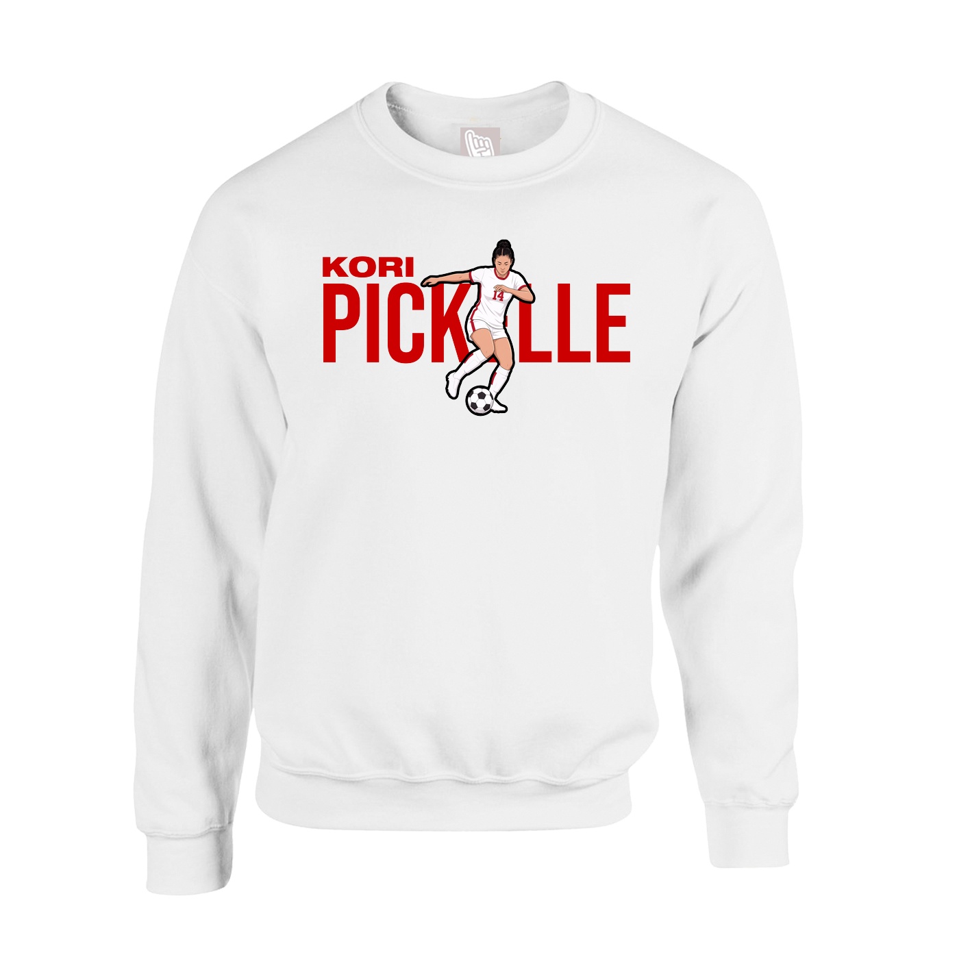Fleece Crew — Player Name in White