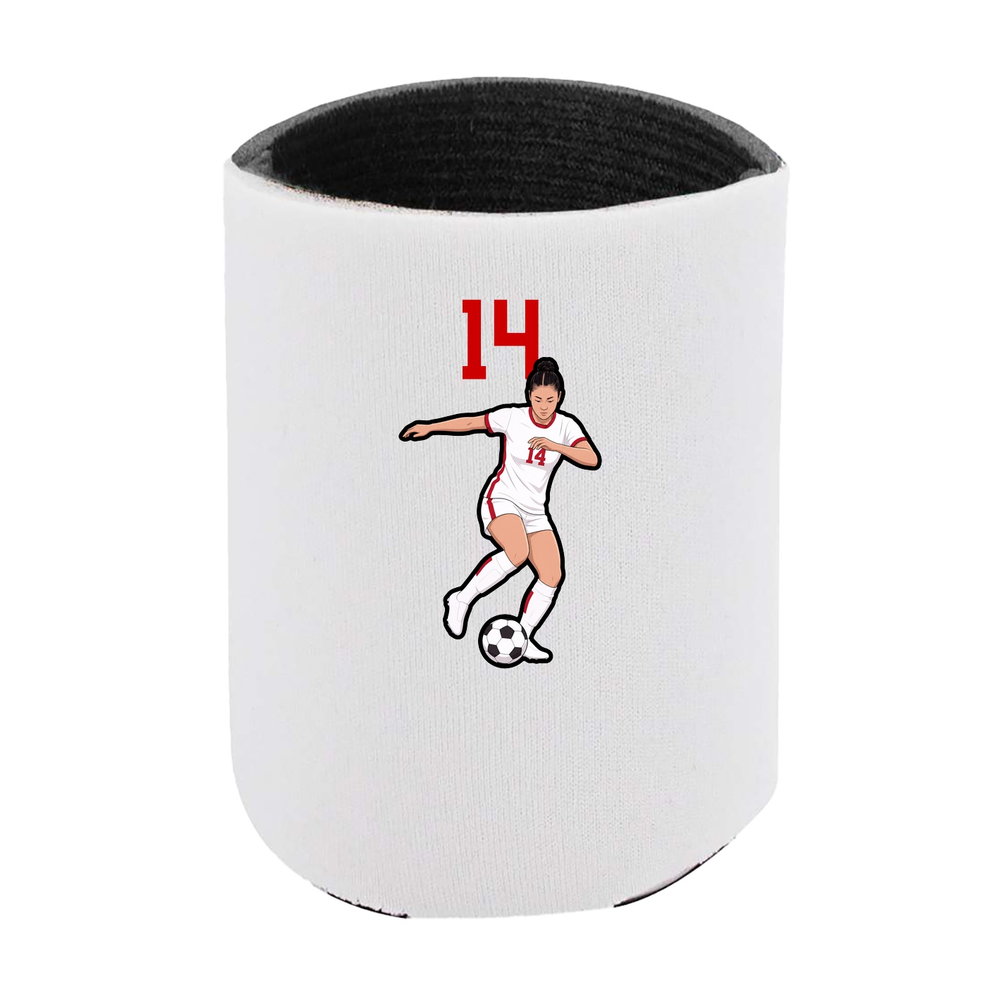 Can Holder — Number Top in White