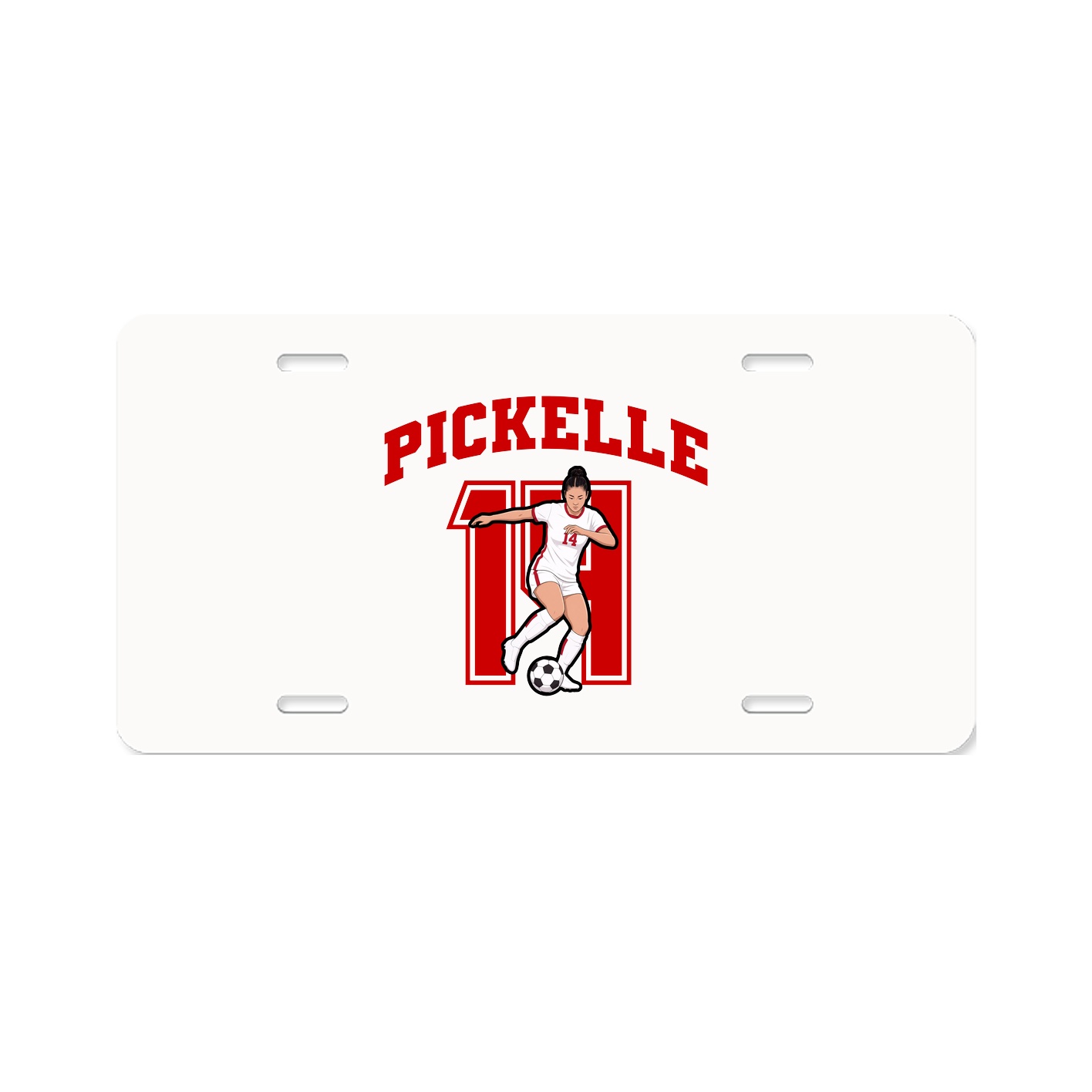 License Plate — Number in Classic